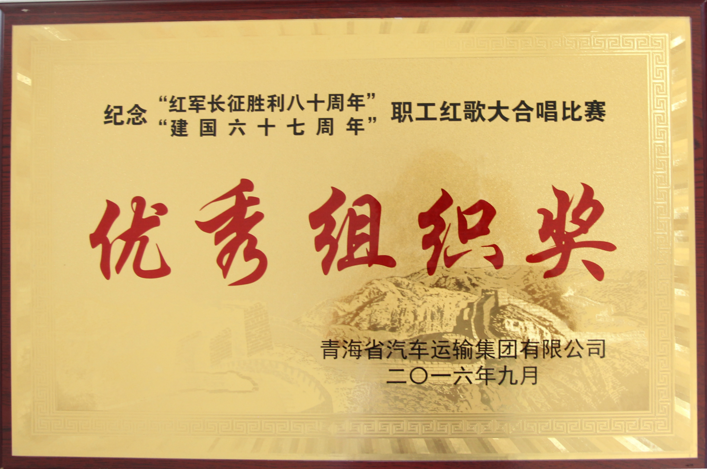 优秀组织奖